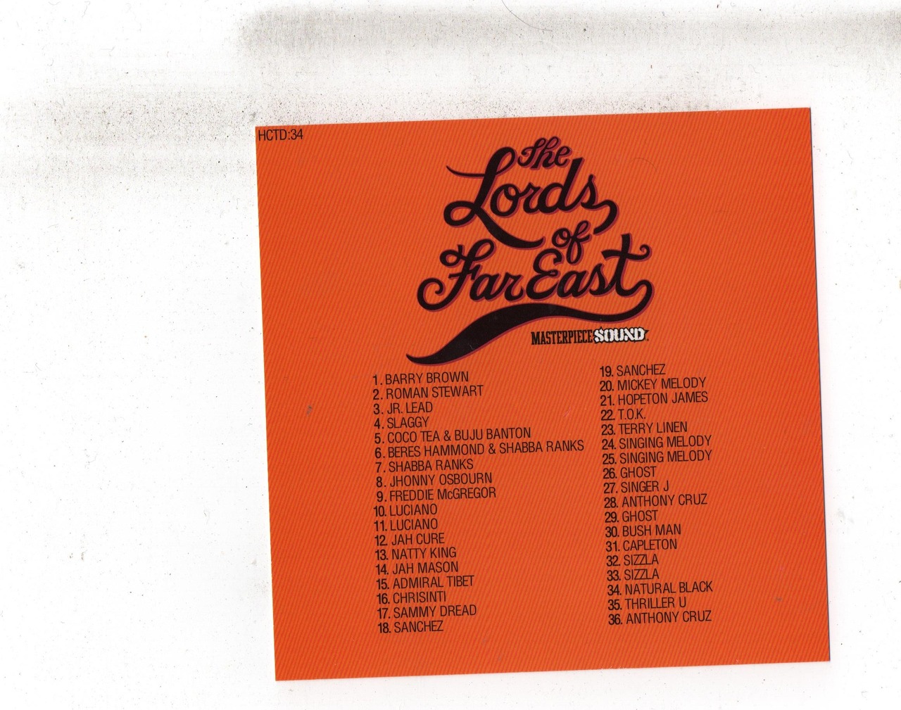 MIX-CD】MASTERPIECE SOUND / Lords Of Far East | COMPACT DISCO ASIA