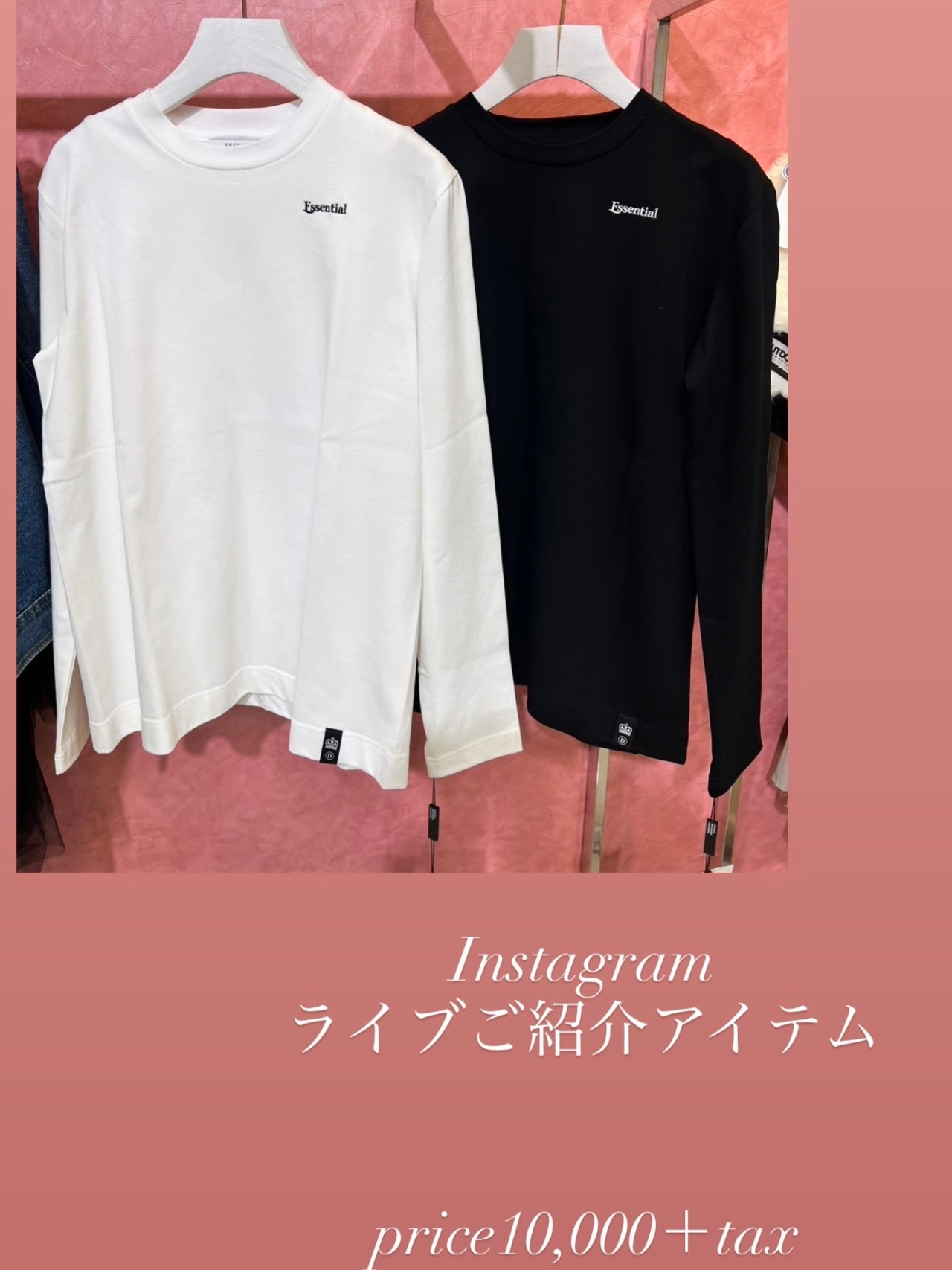 ダブルスタンダード　DOUBLE STANDARD　ESSENTIAL / オーガニックコットンベーシックカットソー