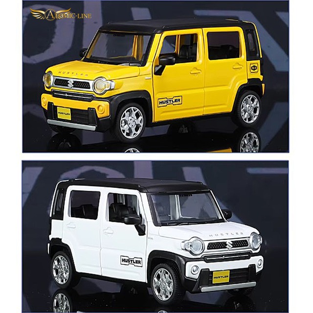 SUZUKI ハスラー HUSTLER 1/22 ミニカー 全4色 ライト点灯 エンジンサウンド 合金モデル 模型 ジオラマ