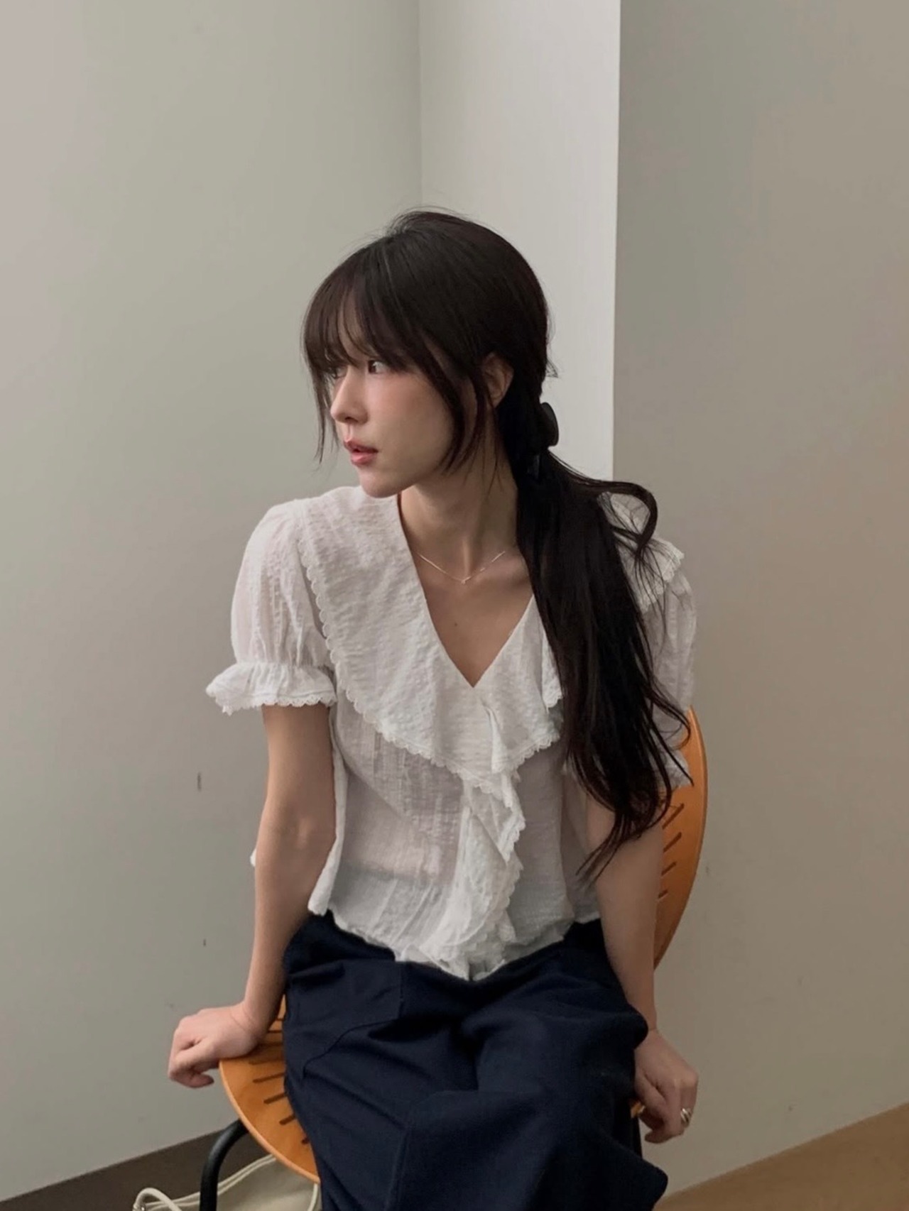 (予約) miel / Eden blouse 2color