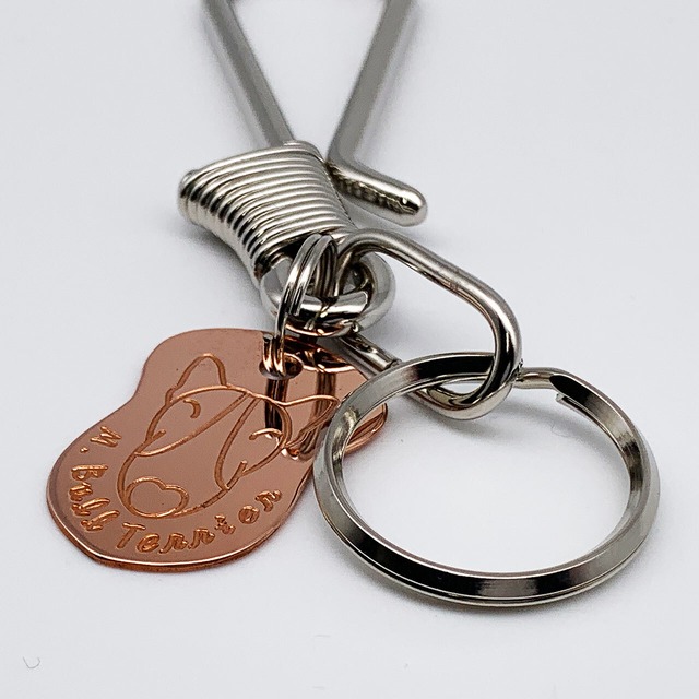 Cタイプ　釣り針キーホルダー（銅）