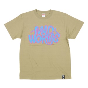【sale】CAD ANGLERS EQT MAD WORMS Tee SAND