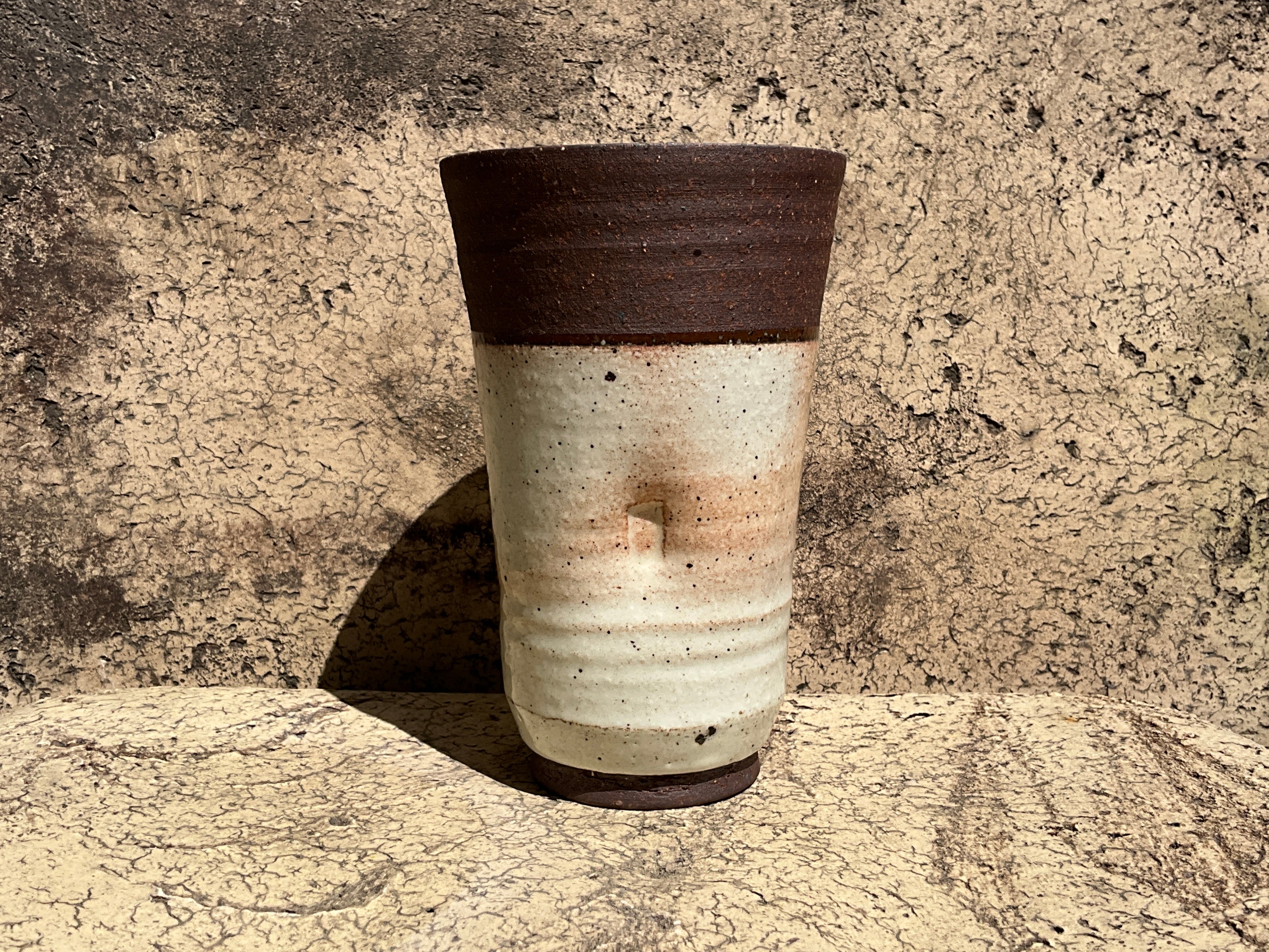 白泥筒ビアカップ