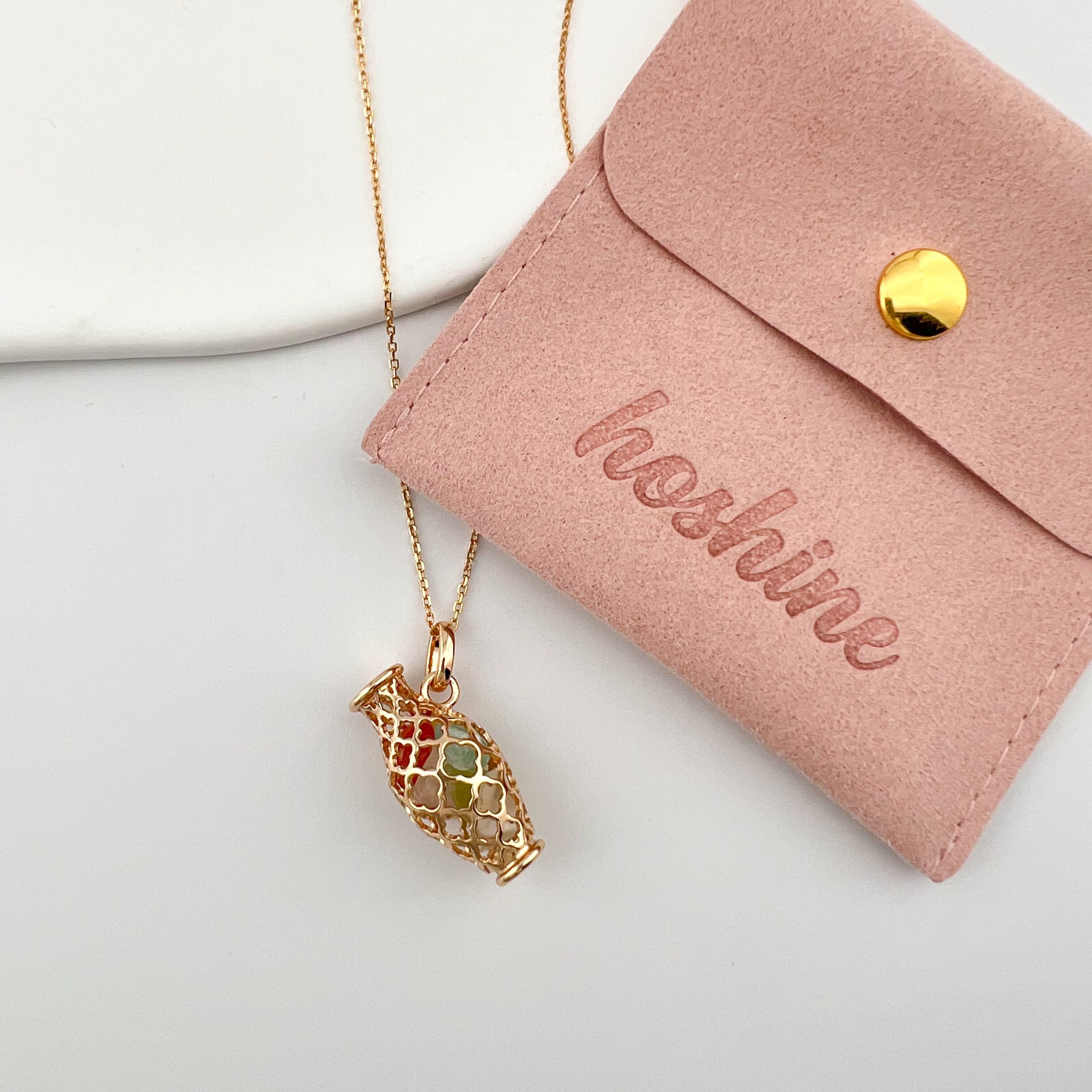 S925シルバー カラーストーン ネックレス