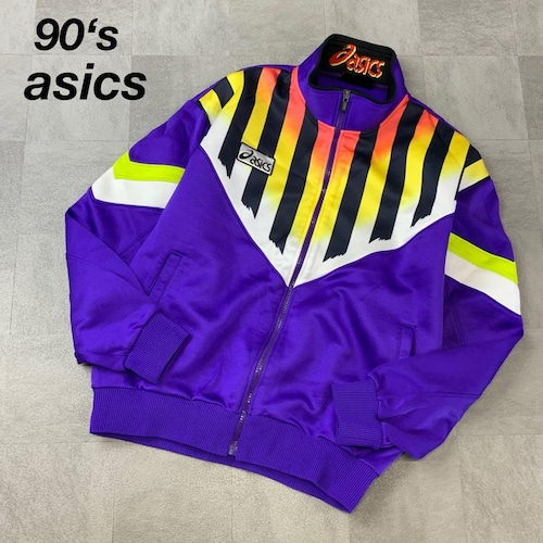 90’s asics アシックス ファイヤーストライプ トラックトップ
