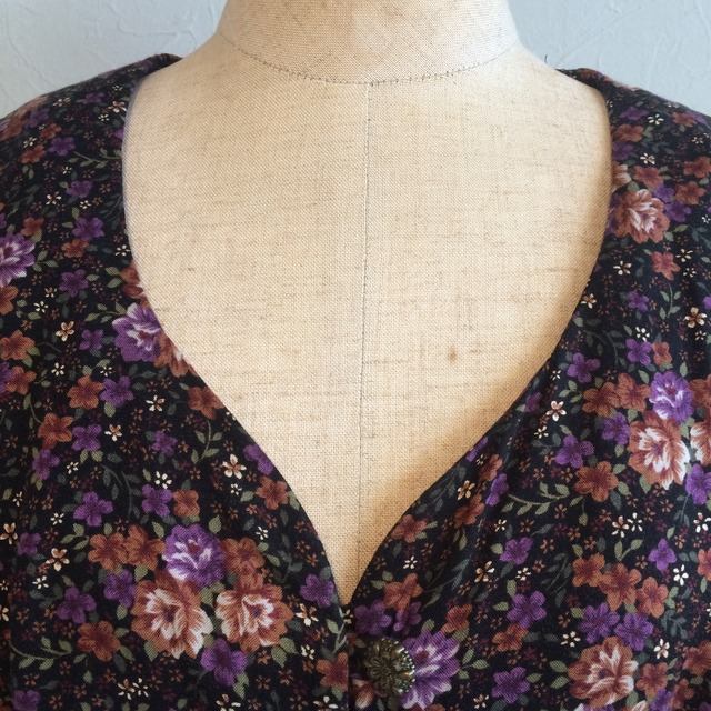 90s flower print dress