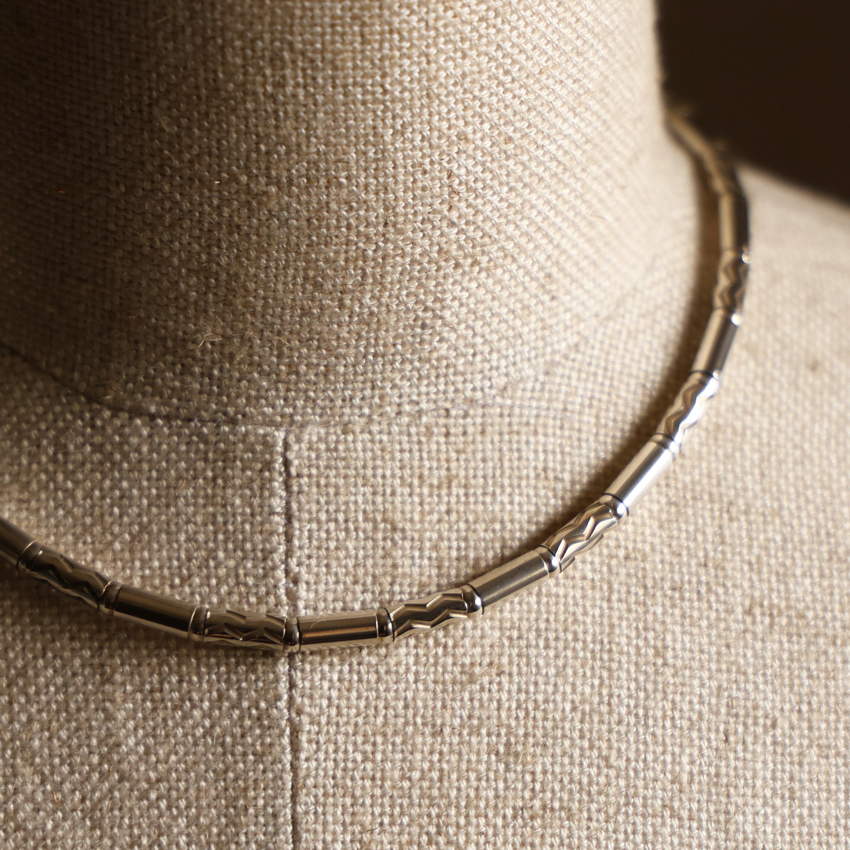 Old Tiffany & Co. Zigzag Necklace Made In Germany | nanika vintage 