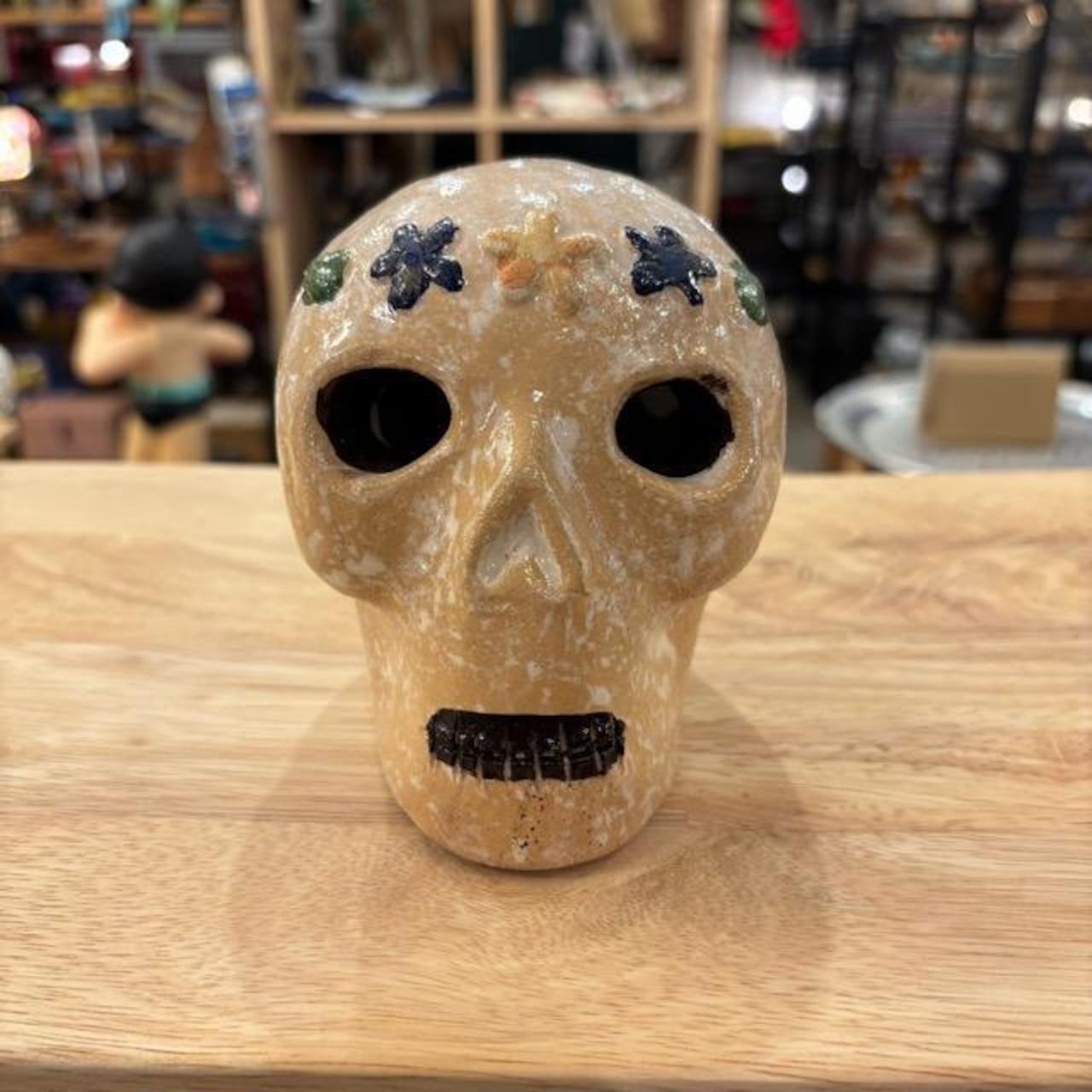 Mexico Calavera figurine メキシコ カラベラ素焼き人形 インテリア 雑貨 ガイコツ ドクロ