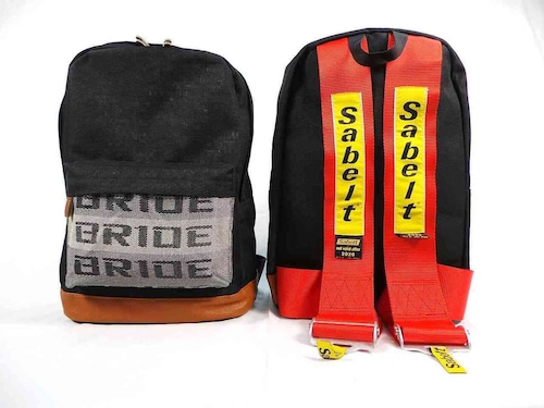 【在庫限り】BRIDE コラボリュック　Sabelt、sparco、BRIDE他