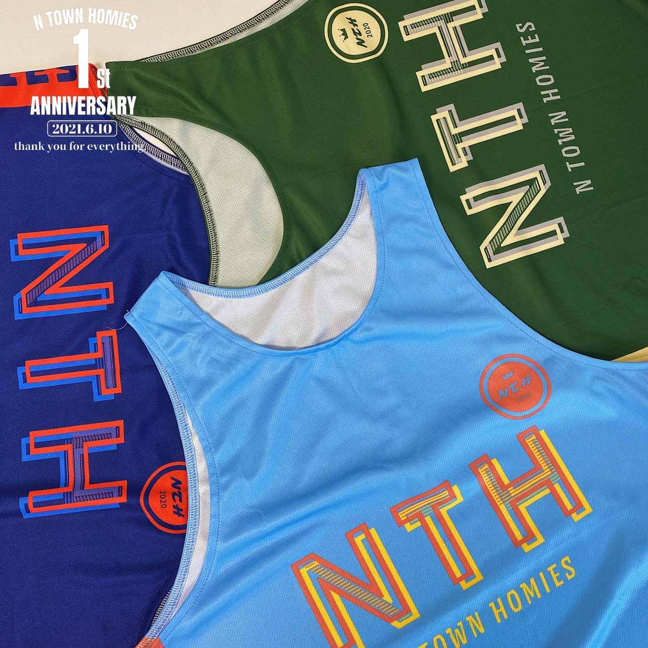 2021 SS “NTH TANKTOP” colour Navy×Red×Deepblue - 11
