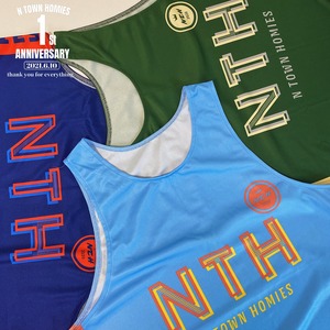2021 SS “NTH TANKTOP” colour Navy×Red×Deepblue