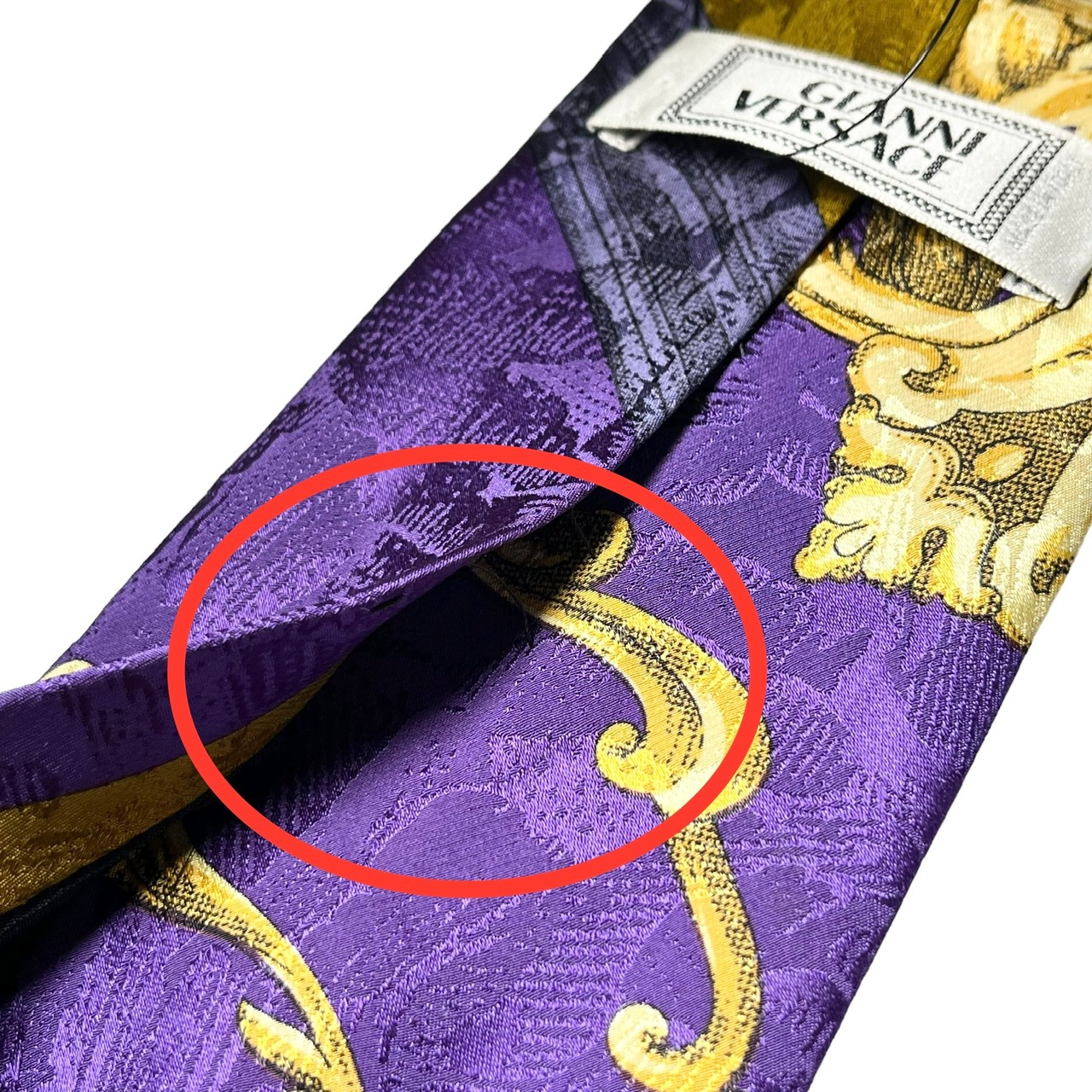 GIANNI VERSACE silk tie