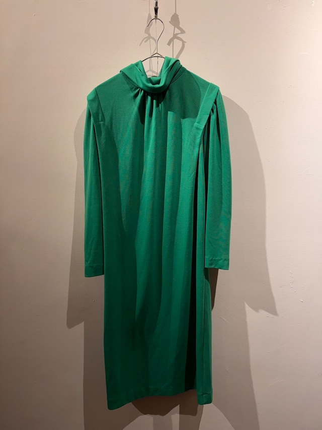 CARRER C.G.GUILD グリーンマキシワンピース