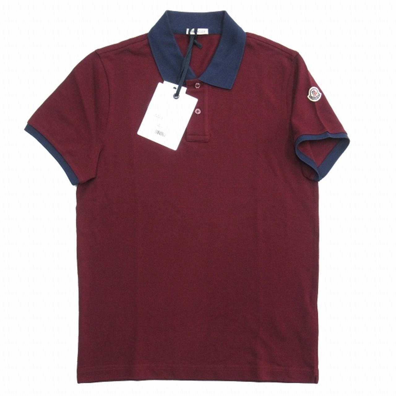 未使用品 18ss モンクレール MONCLER ロゴワッペン ポロシャツ 半袖 
