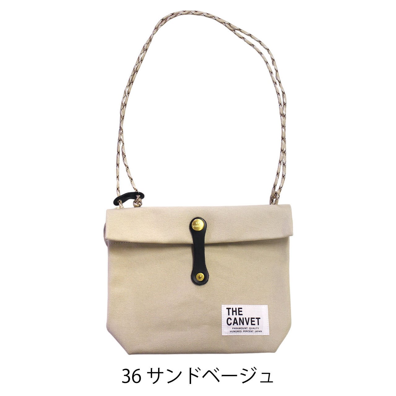 バッグ サコッシュ ポーチ キャンバス 日本製 THE CANVET ザ キャン