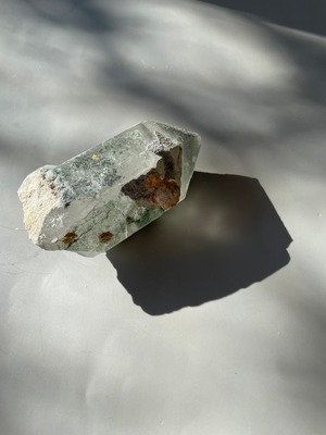 パキスタン　ギルギッド　スカルドゥ　パルディスタンス州産　エピドート共生クォーツ　DT　長石