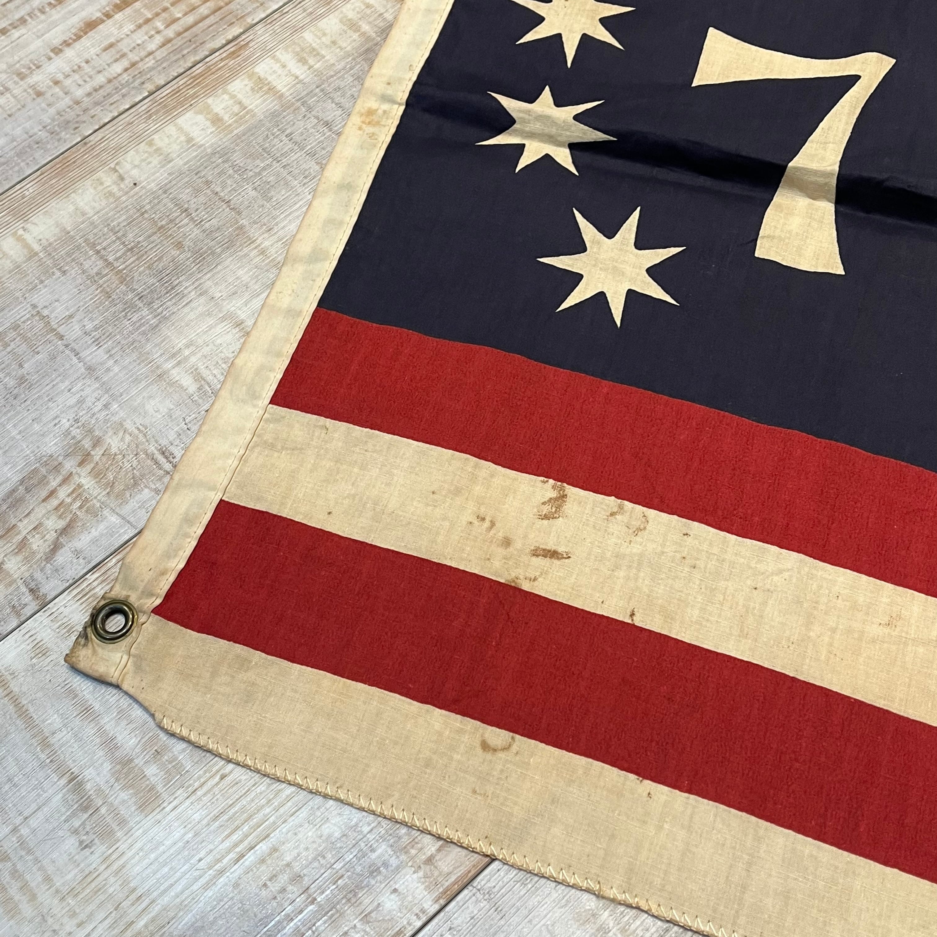 70年代 13Star American Cotton Flag ベニントンフラッグ アメリカ