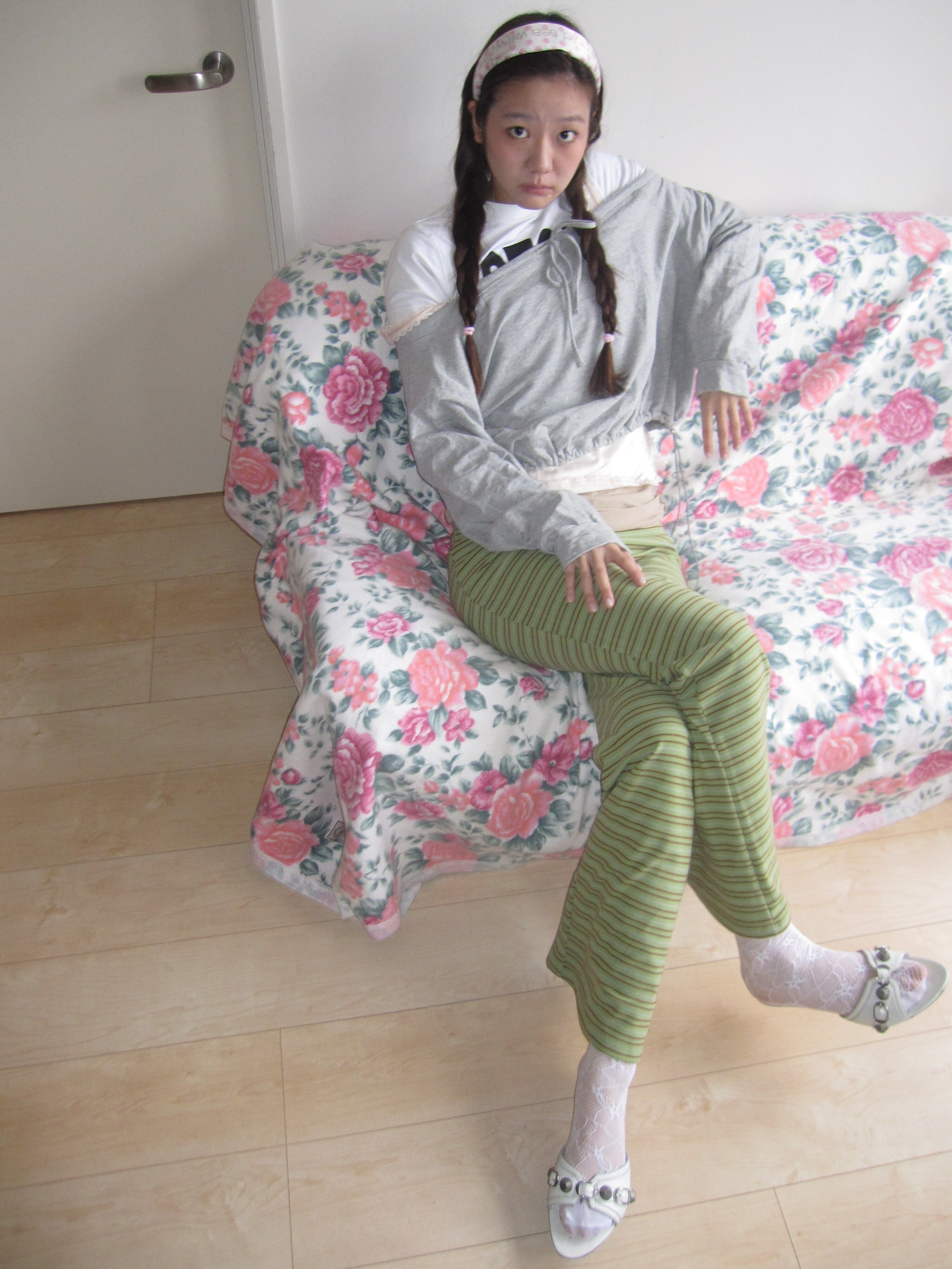 ヘアアクセサリー yiyounggyeoung Tea Pink Dot Hairband Tea Pink Dot Hairband (yiyounggyeoung ) | n.k atelier
