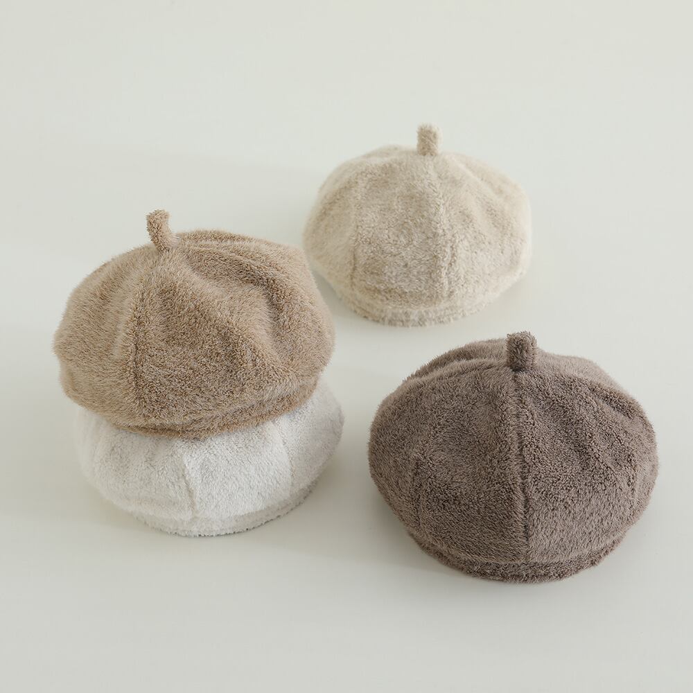 もこもこベレー帽