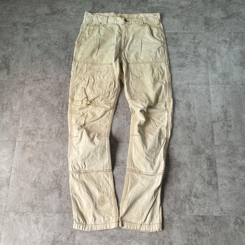 10s ホワイト ダブルニー Carhartt ペインター パンツ 32×34