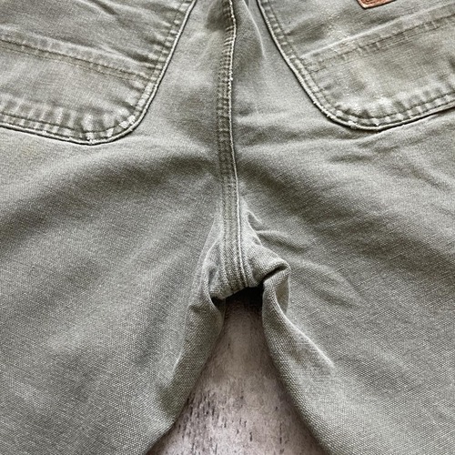 モスグリーン ダブルニー Carhartt B136 MOS 33×32 詳細写真17