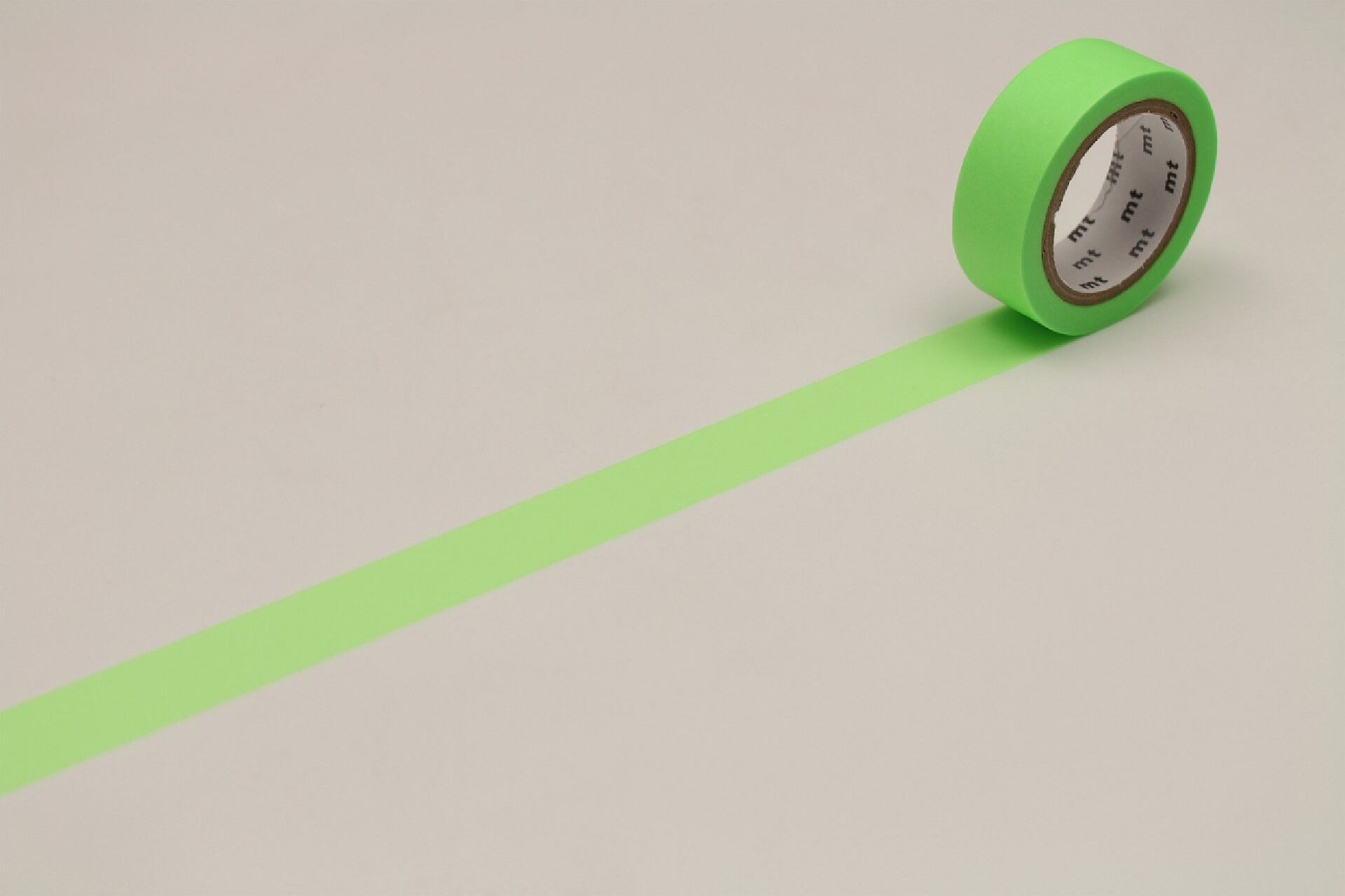 mt basic ショッキンググリーン 15mmマステ MT01