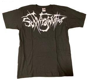 【"Devil / Rebirth"リイシュー・アナログ化記念・復刻】"SVK" Logo T-shirt (Black × White)