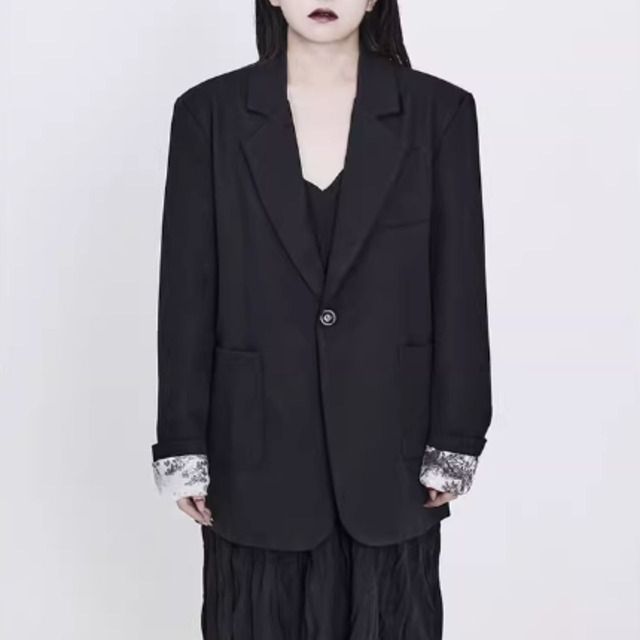 Retro jacket suit top C0425