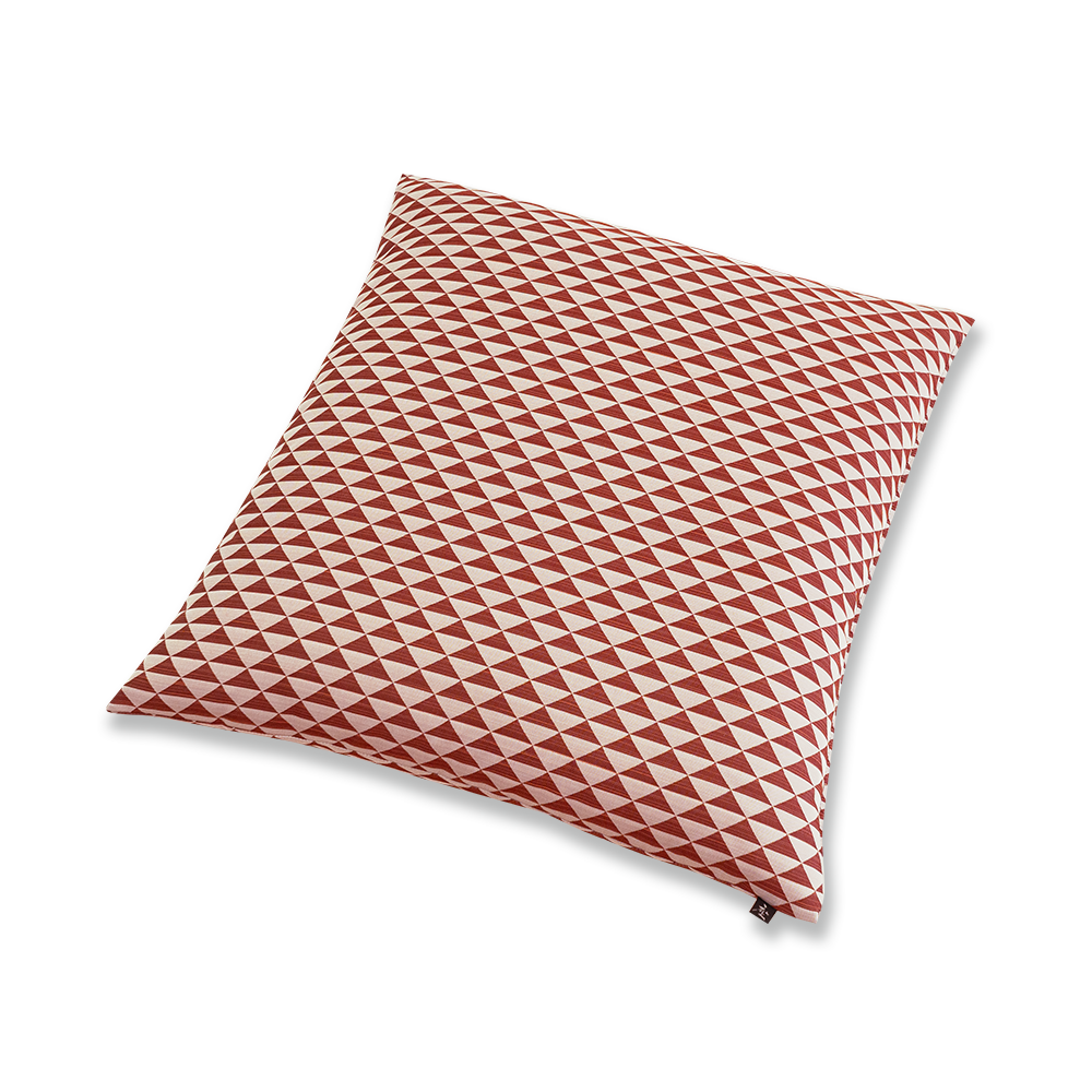 紬織り 座布団(カバーのみ) 鱗(うろこ)EE(えんじ) 55×59