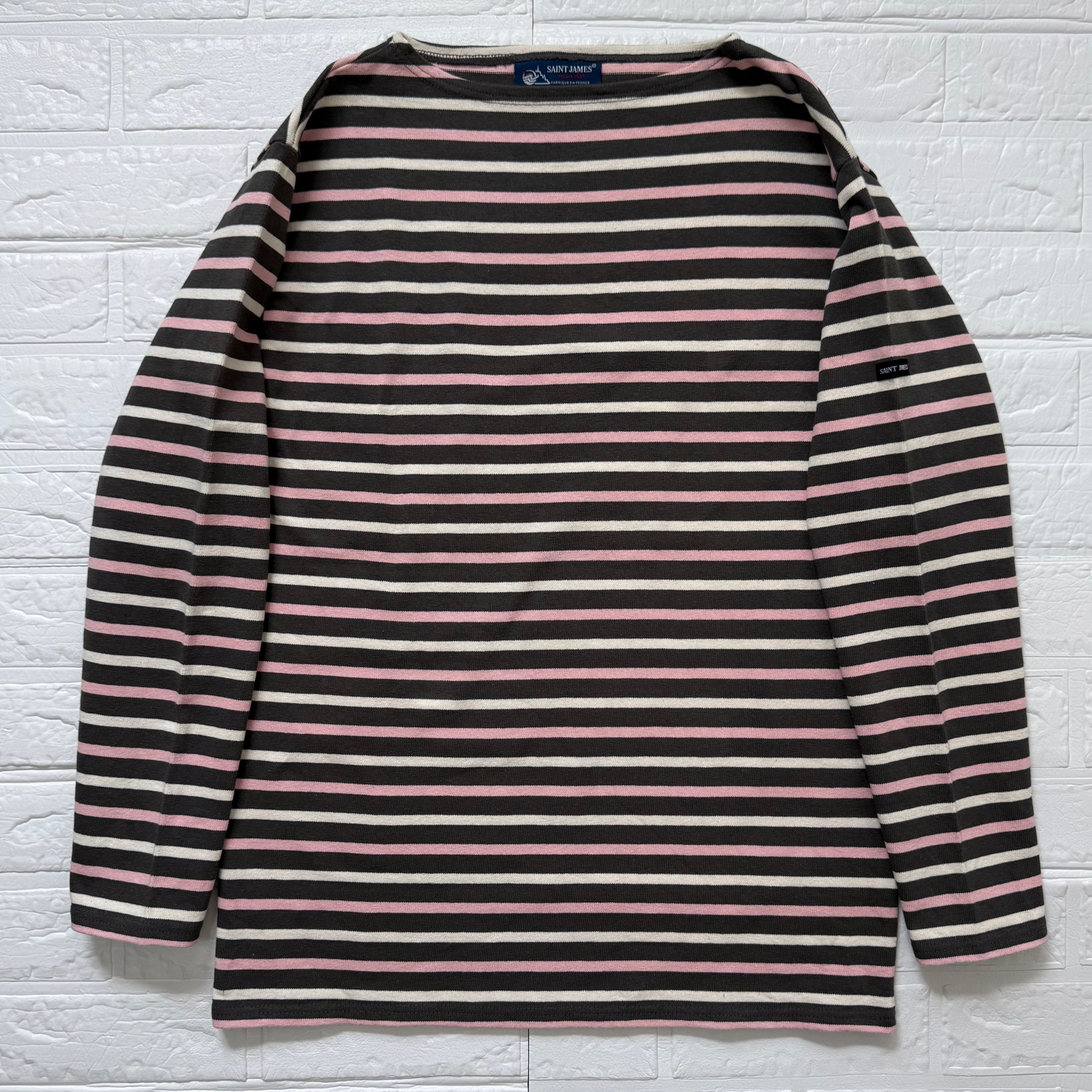 SAINT JAMES OUESSANT マルチボーダー ボートネック バスクシャツ