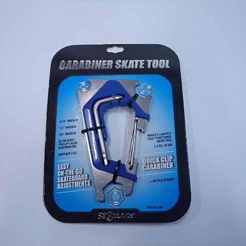 SK8 OLOGY ：CARABINER SKATE TOOL スケートボード カラビナ ツール