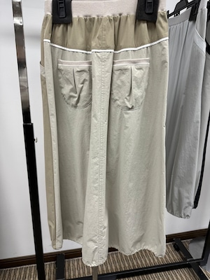 ラドアッシュ　ストレッチ裾コード入りスカート　62-7261