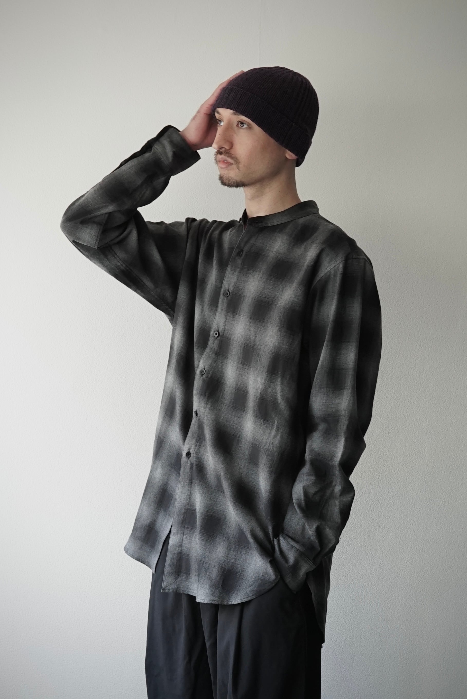 Lite Ombre Chack / Granpa Shirts (SHADOW） | C O L I N A