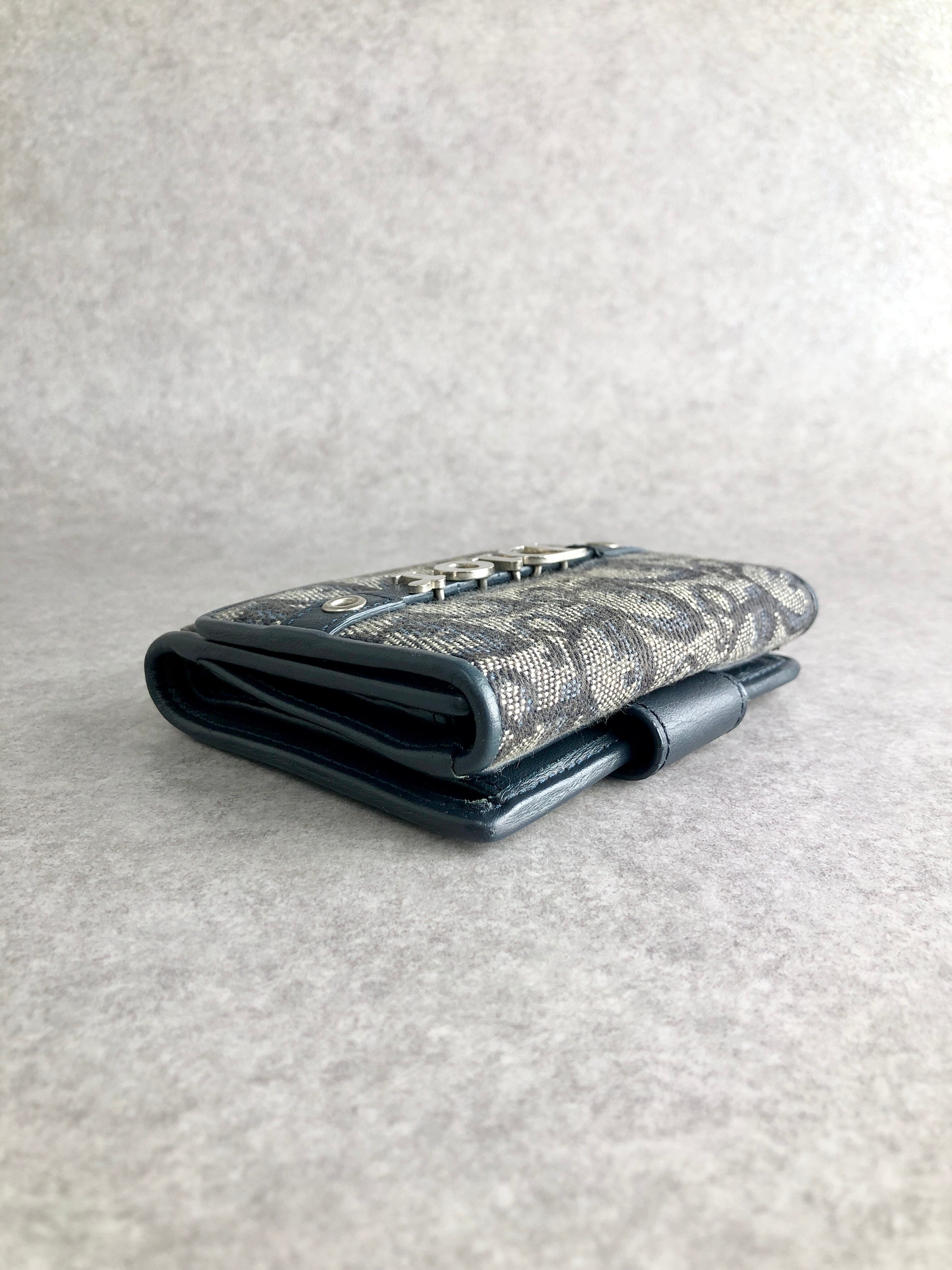 Christian Dior クリスチャン ディオール トロッター 財布 ネイビー