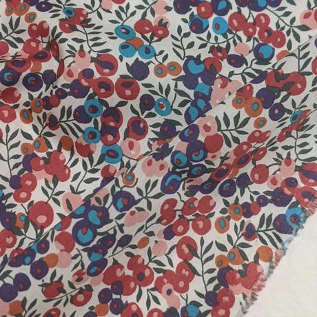 ◆輸入 リバティ LIBERTY タナローン Wiltshire ウィルトシャー レッド/ターコイズ 約130×50cm