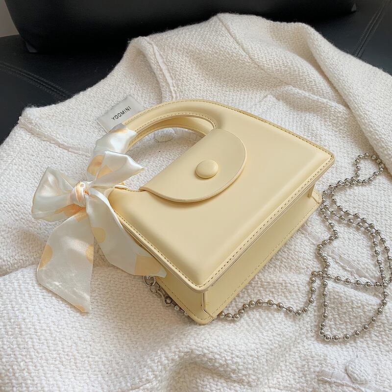 サマーチェーン 夏物 スクウェア メッセンジャーバッグ 手作りハンドバック6550075987