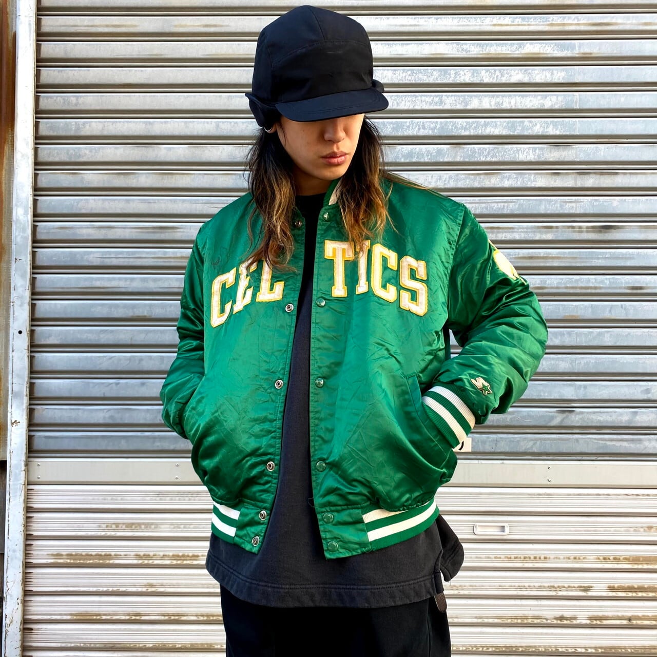 90年代 スターター NBA ボストンセルティックス 中綿入り ナイロン  