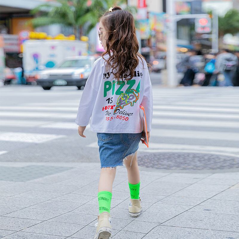 秋のTシャツ2020新しい子供服春と秋の子供服の洋風コットンオールマッチ長袖シャツルーズ トレンディボーイ74941756420