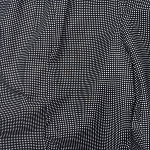 vintage GIANNI VERSACE dot pattern black wool slacks