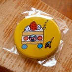 ◉【松岡マサタカ】缶バッチ「ケーキ号」