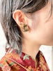 Vintage Gold Leaves Earrings