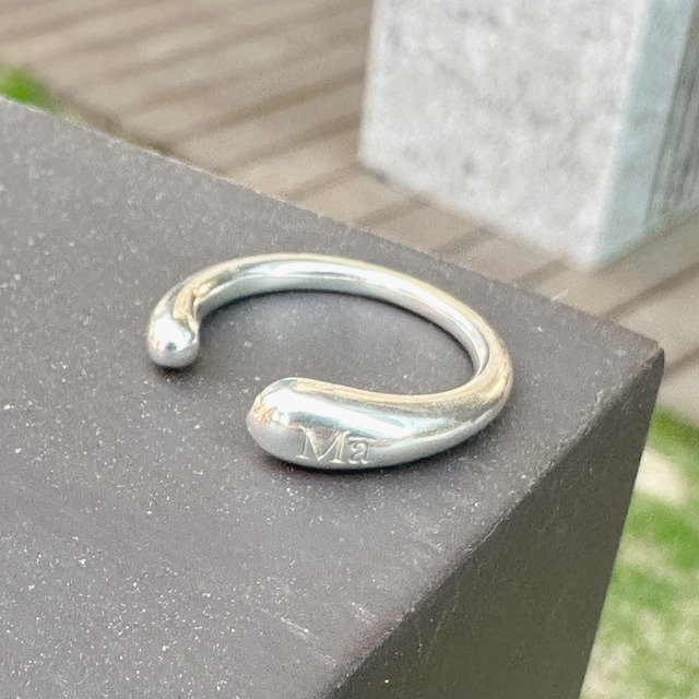 【受注生産】\\ NEW // silver925 "I AM" snake ring