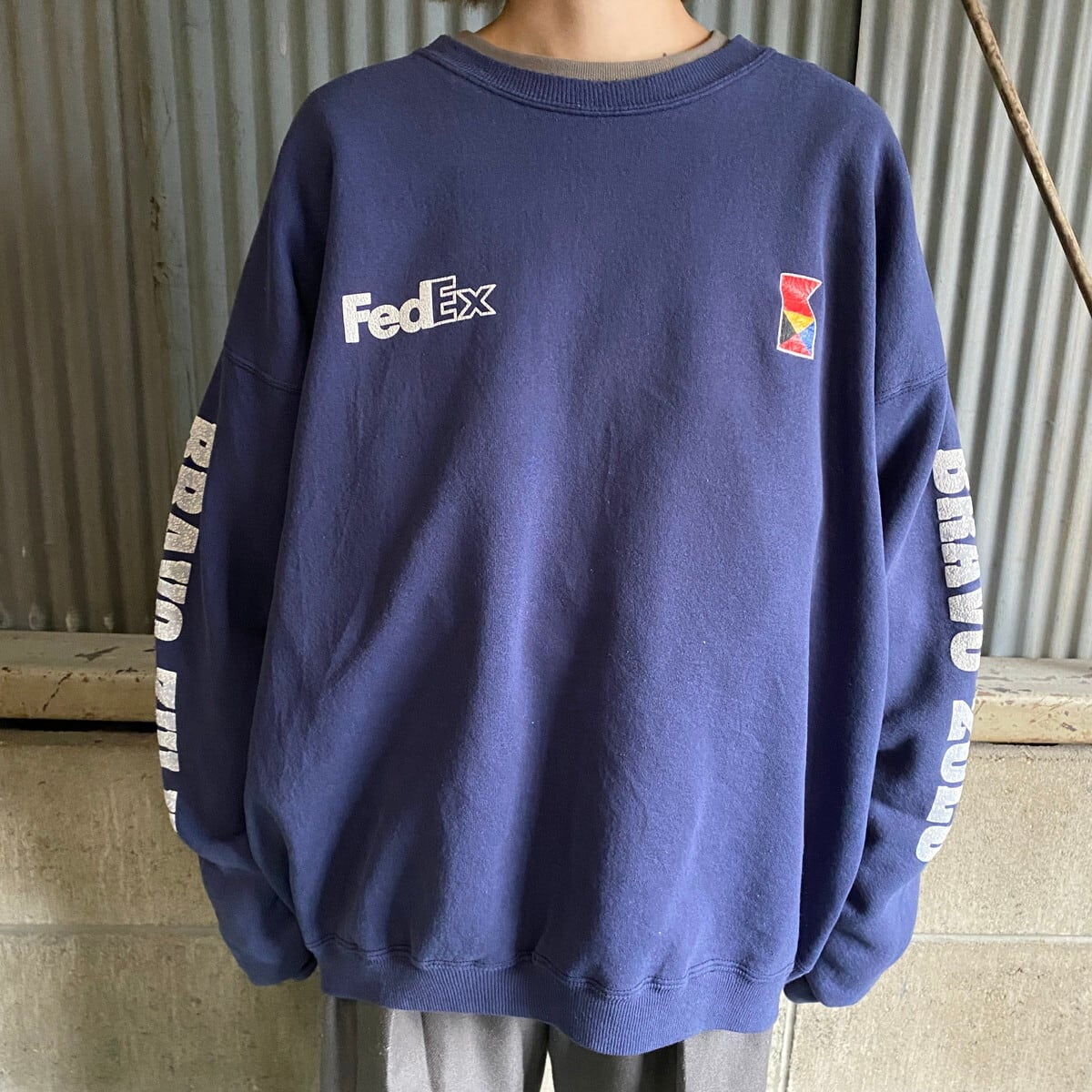 美品 90s FedEx フェデックス メンズ スウェット USA製  L L