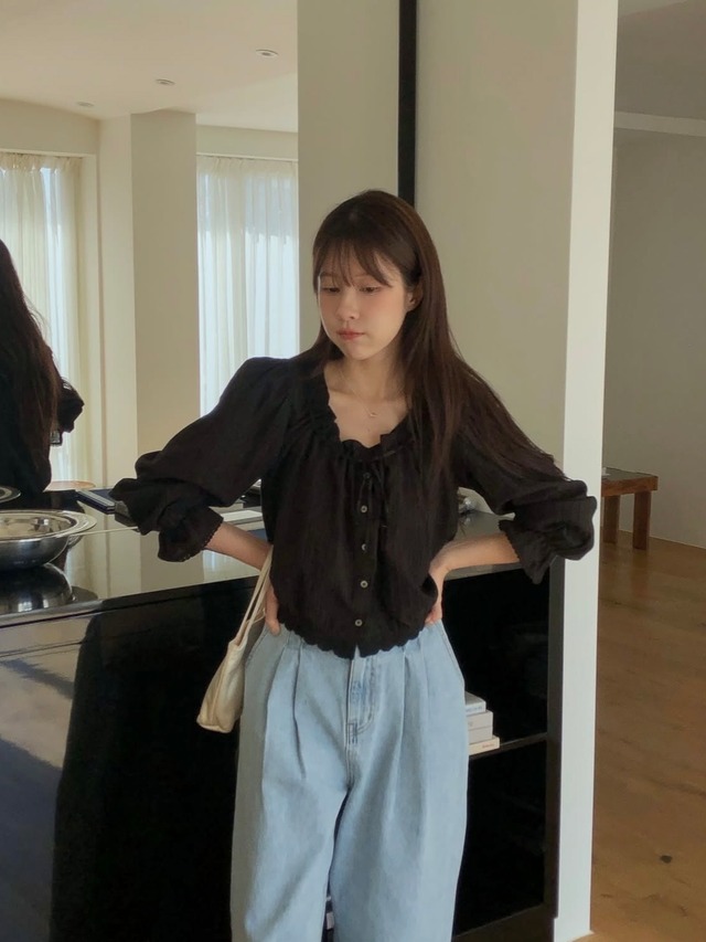 (予約) miel / Like blouse 2color