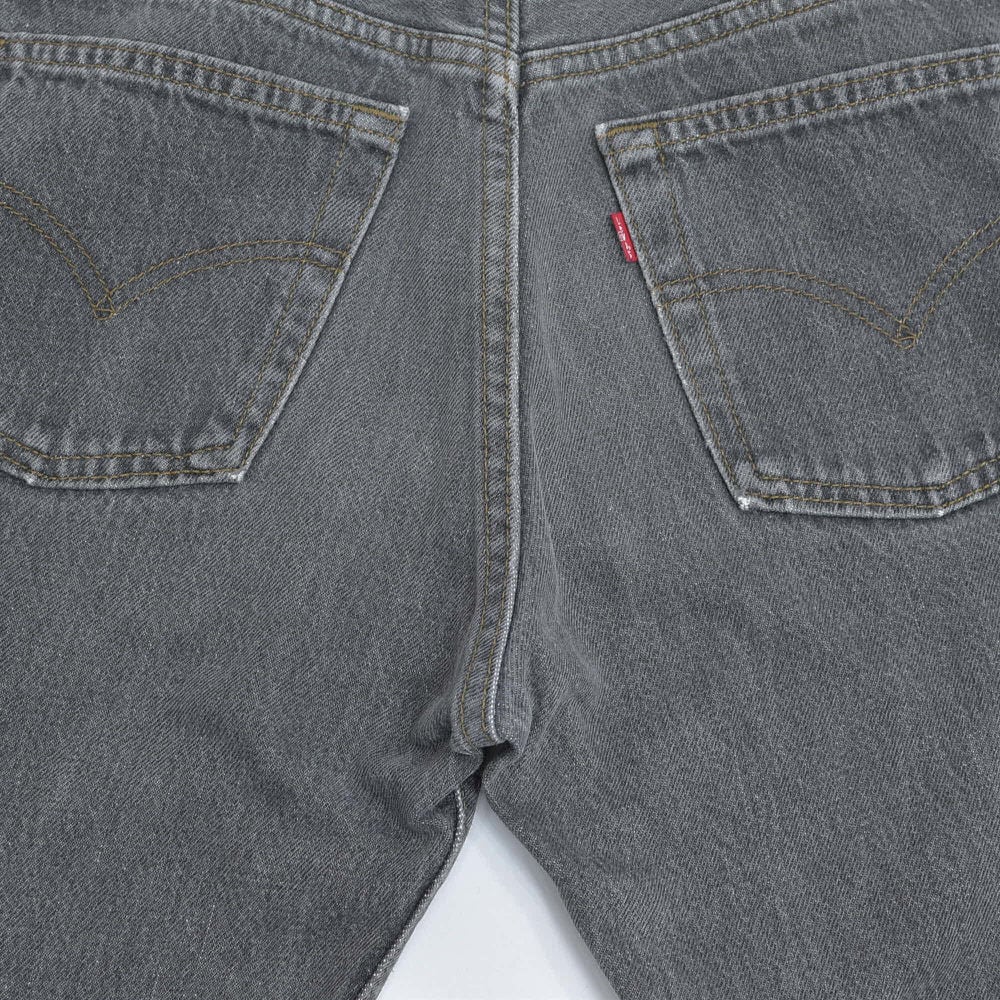 90s USA製 Levi's リーバイス 501 先染め ブラック デニム パンツ