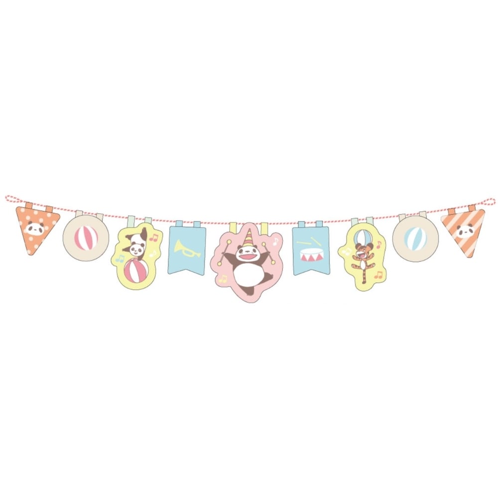 パンダコパンダ ガーランド サーカス（3817） | すすのこ商店｜ジブリ