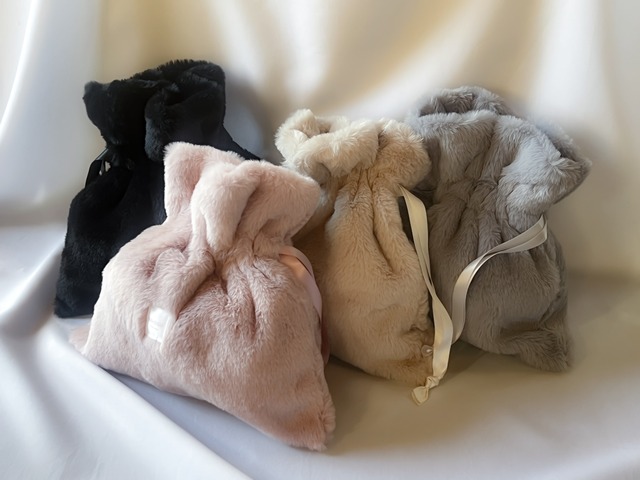 【ブラック】マスコット付きお出かけトートバッグ