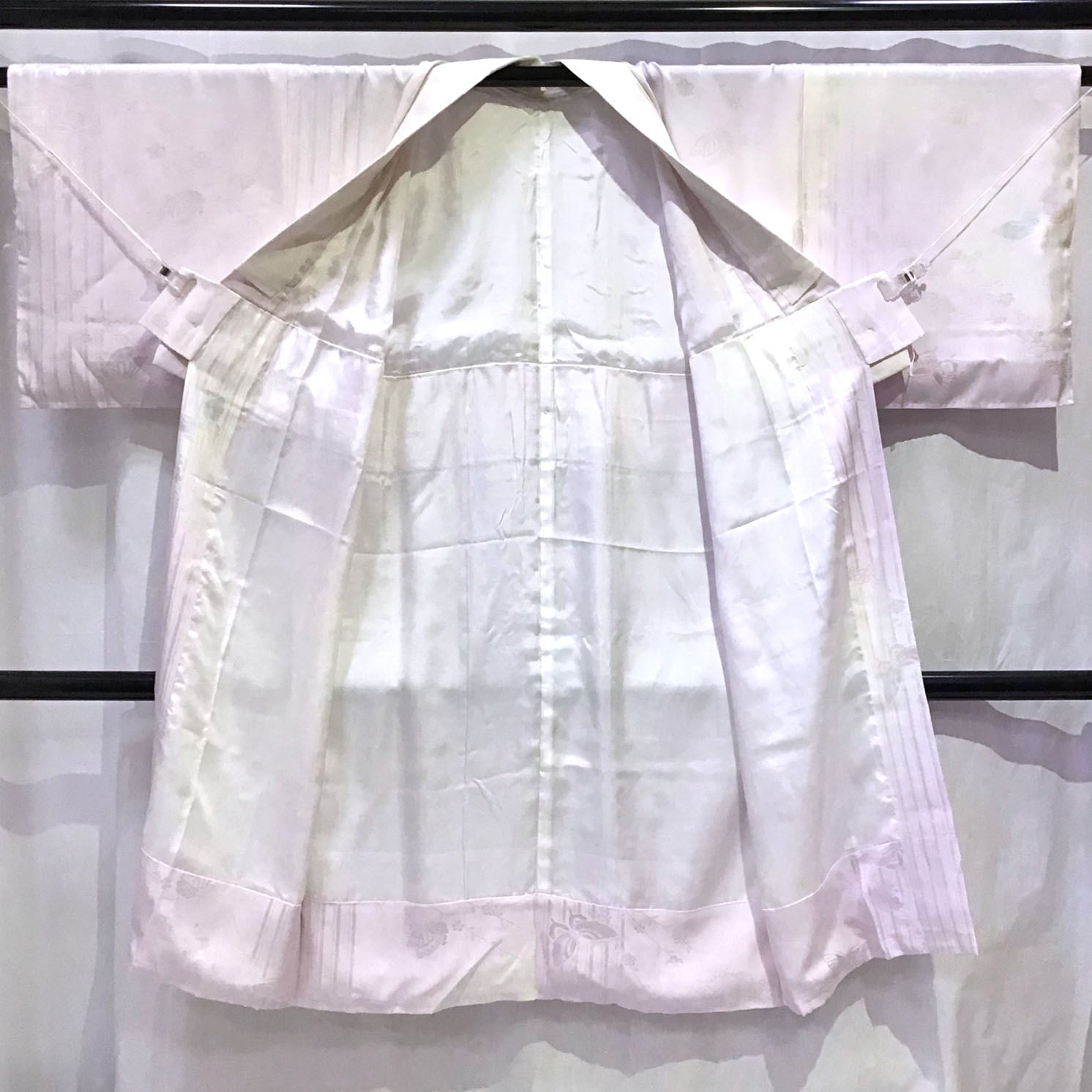 着物・襦袢・鶴・ぼかしピンク・No.200701-1928・梱包サイズ60 | 着物