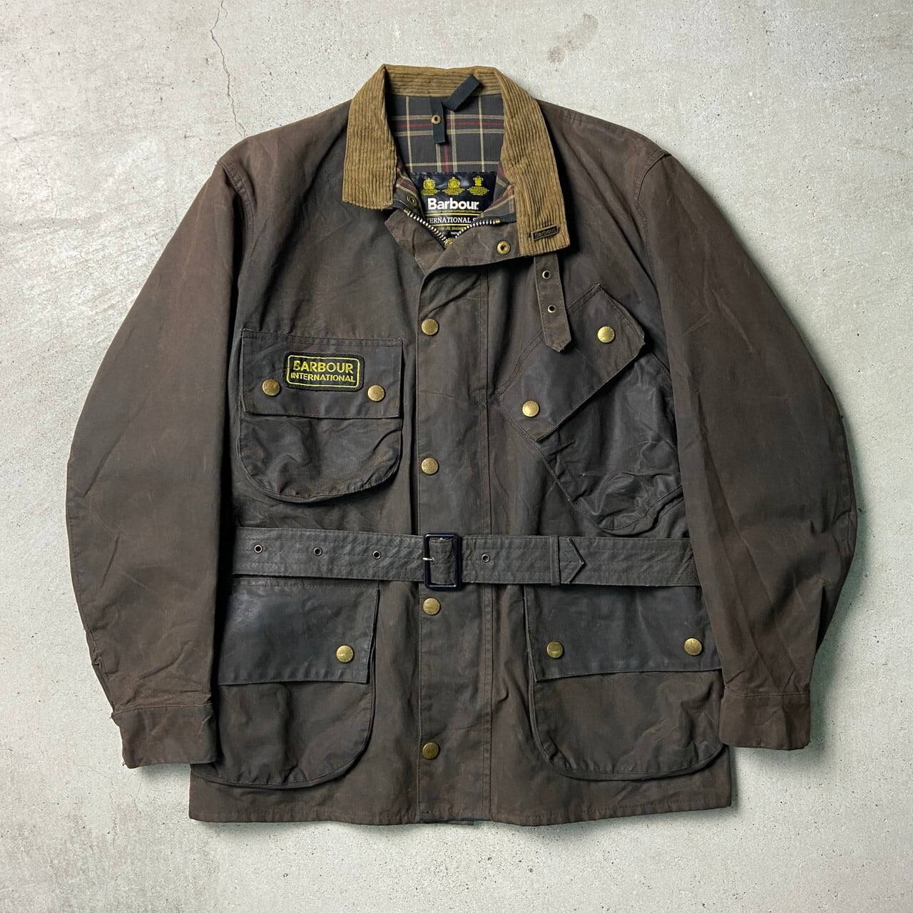 英国製 バブアー インターナショナル オイルドJKT barbour