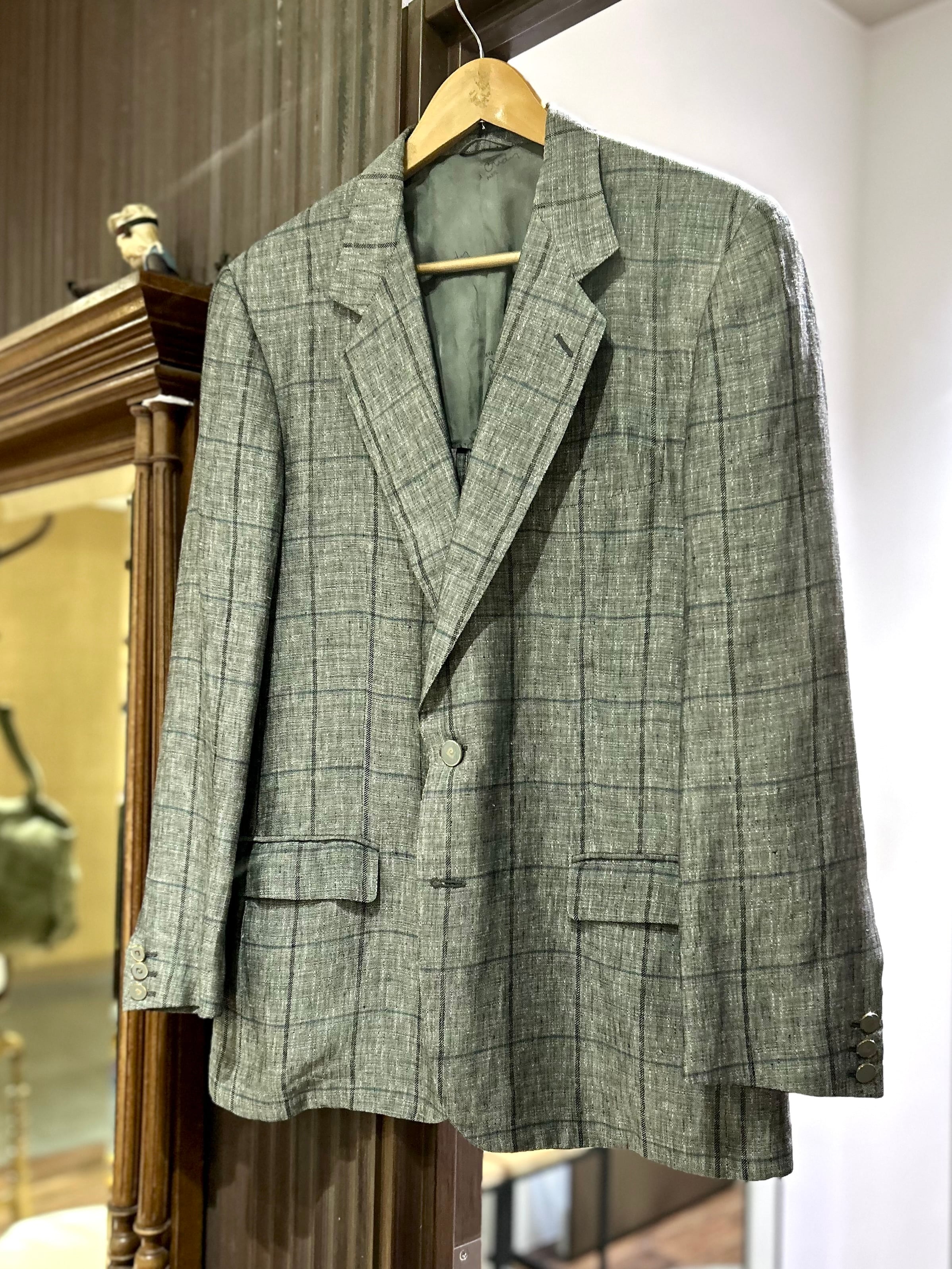 OLD PIERRE CARDIN LINEN TAILORED JACKET | STRAYSHEEP ONLINE